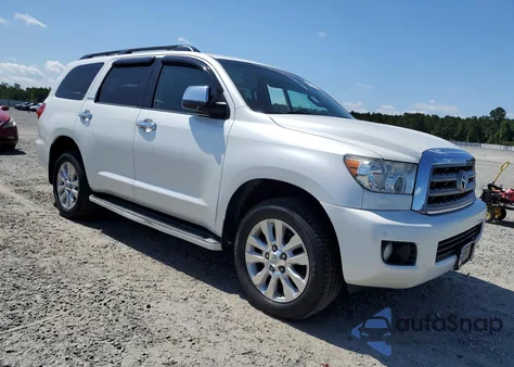 2012 Toyota Sequoia Platinum из США, поврежденный, VIN 5TDDY5G14CS068924